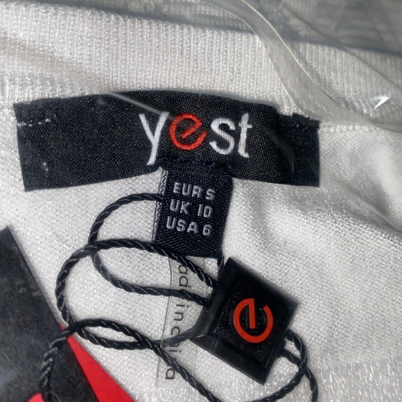 Yest Yana Ladies Cardigan Sweater White Button Front Various Sizes 6-16 - Picture 12 of 12